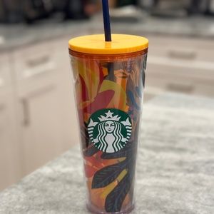 Brand New Starbucks Orange Tropical Summer 24oz Cup